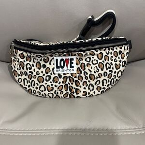Brighton Love Leopard Print Waist Bag